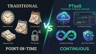 PTaaS vs Traditional Penetration Testing: Complete 2025 Comparison